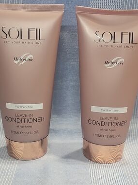 SOLEIL HydroLine Leave-In Conditioner - Rose Gold Tubes
